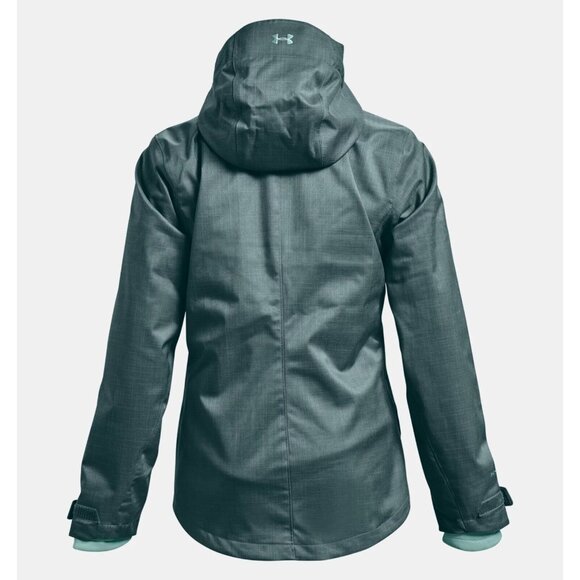 Womens Under Armour Small Jacket 3 In 1 Full Zip Nylon Fleece Snowboarding Ski - Picture 2 of 8